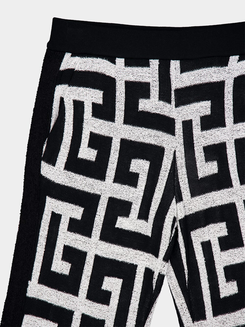 Monogram Pattern Flare Trousers - Image 3