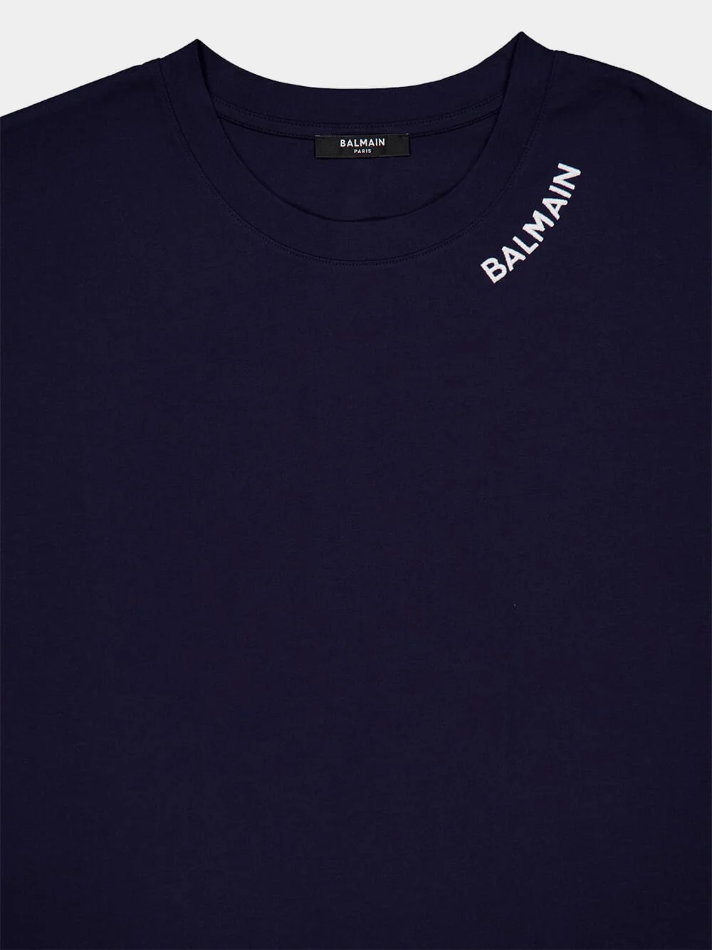 Navy Logo Crewneck T-Shirt - Image 3
