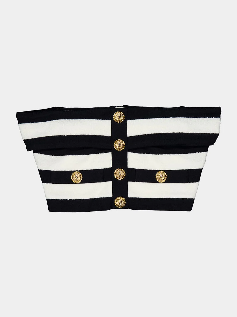 Off-Shoulder Striped Top - Image 3