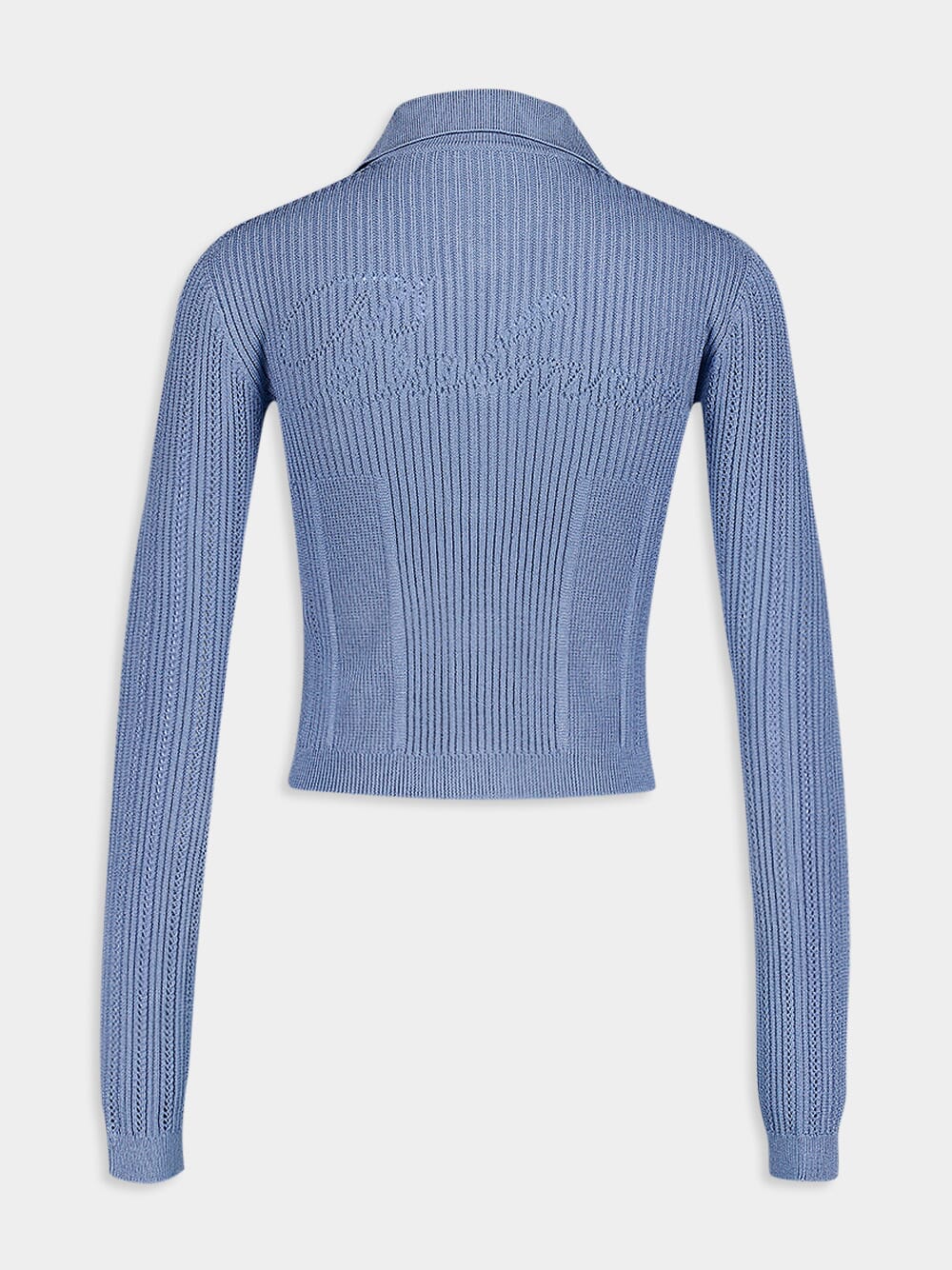Ribbed Knit Button-Up Cardigan - Image 2