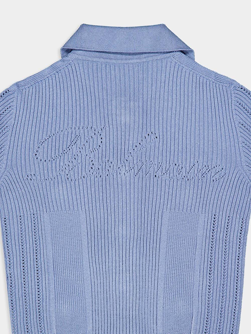 Ribbed Knit Button-Up Cardigan - Image 4