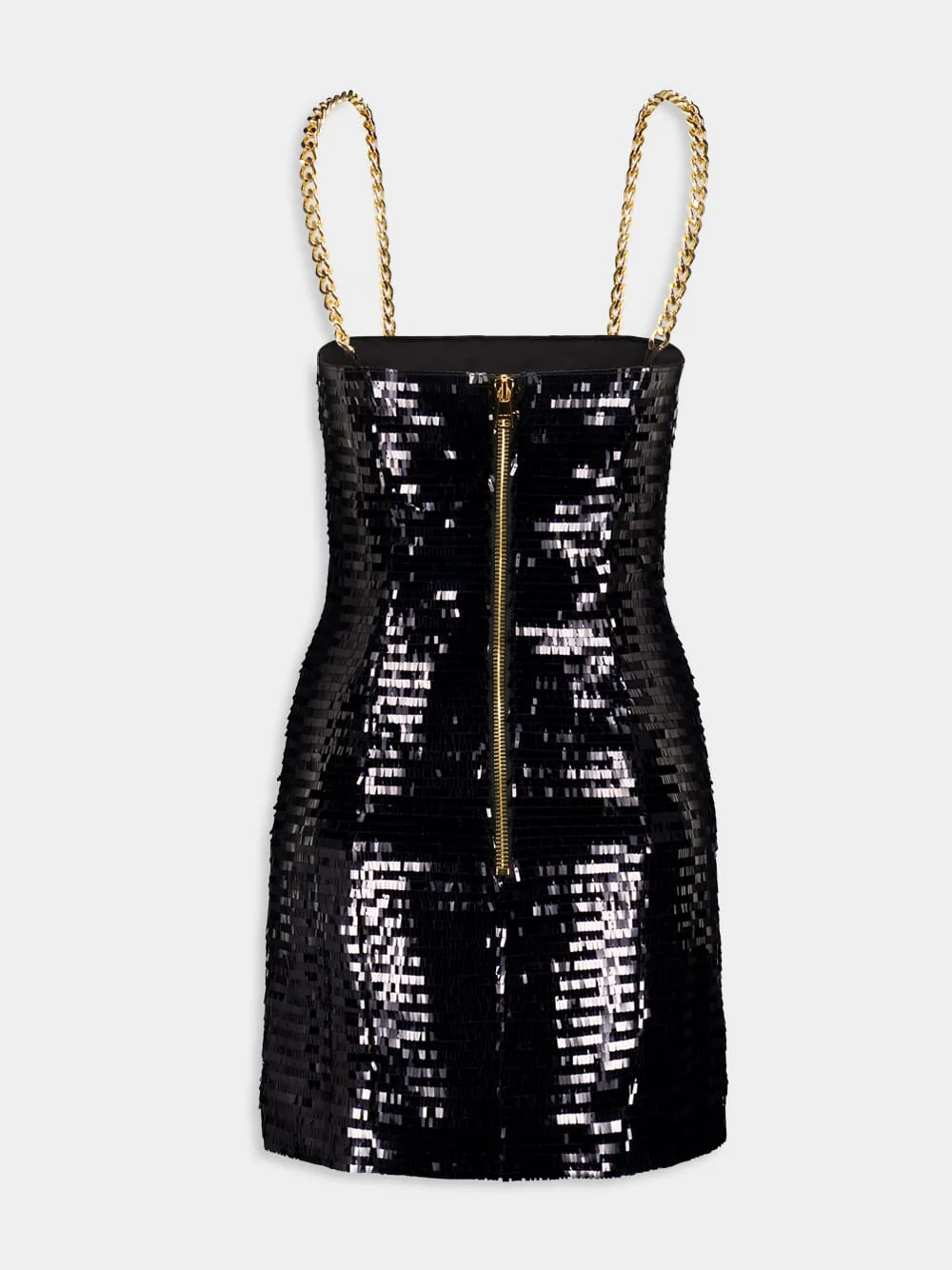 Sequin Chain-Link Short Dress - Image 2
