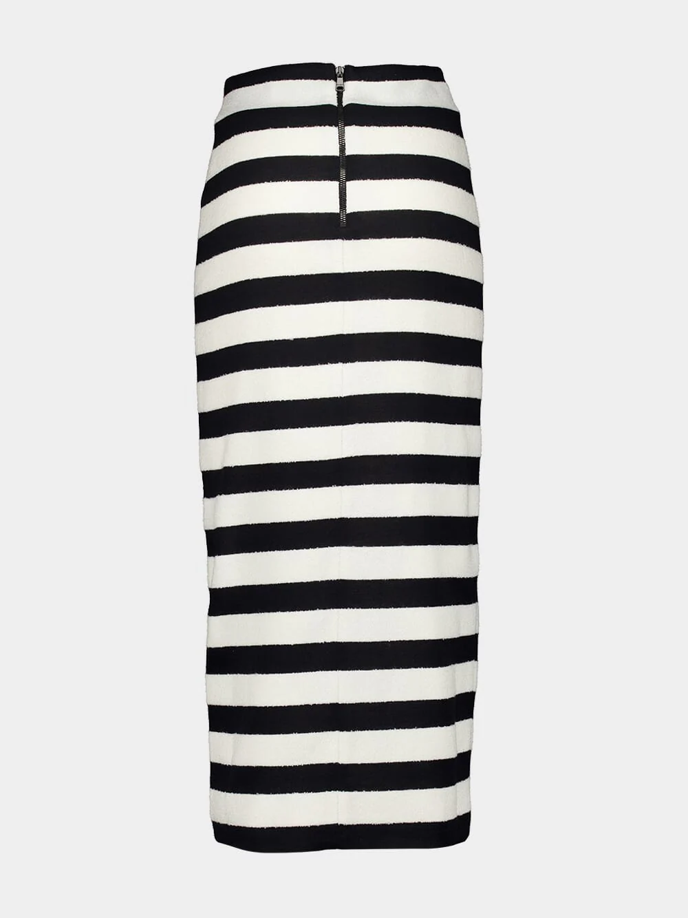 Striped Knitted Midi Skirt - Image 2