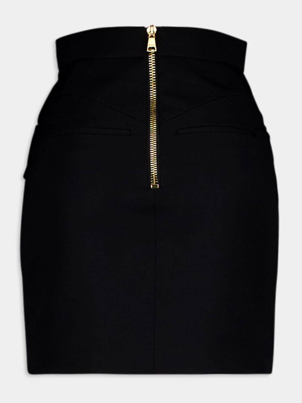 Virgin Wool Mini Skirt - Image 3