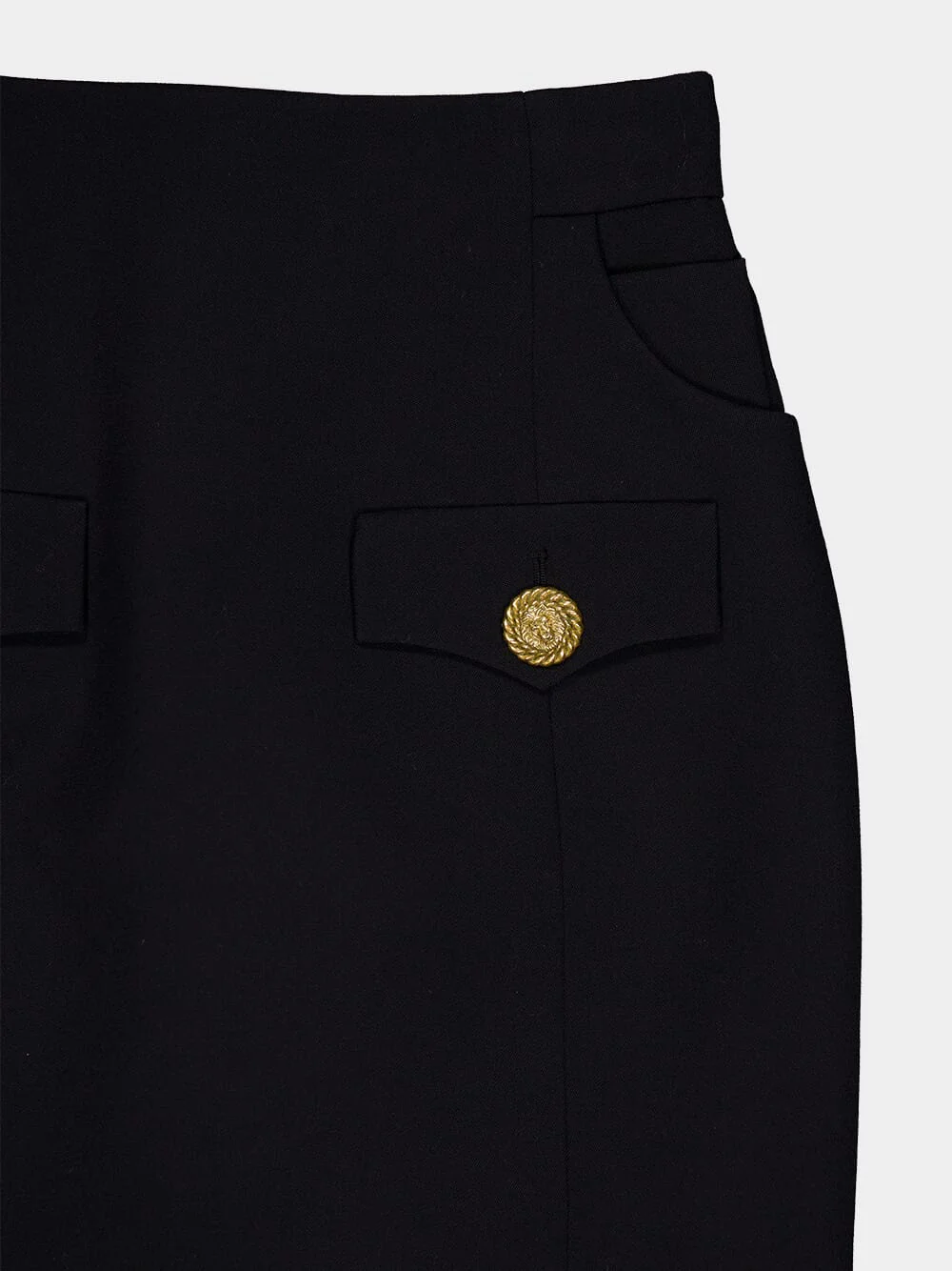 Virgin Wool Mini Skirt - Image 5