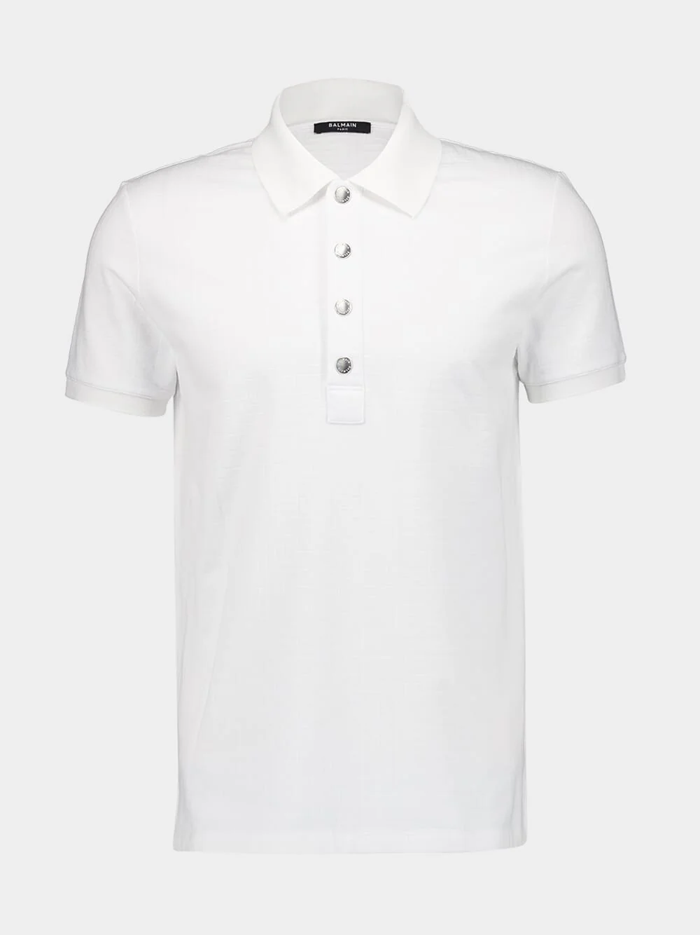 White Short-Sleeve Polo