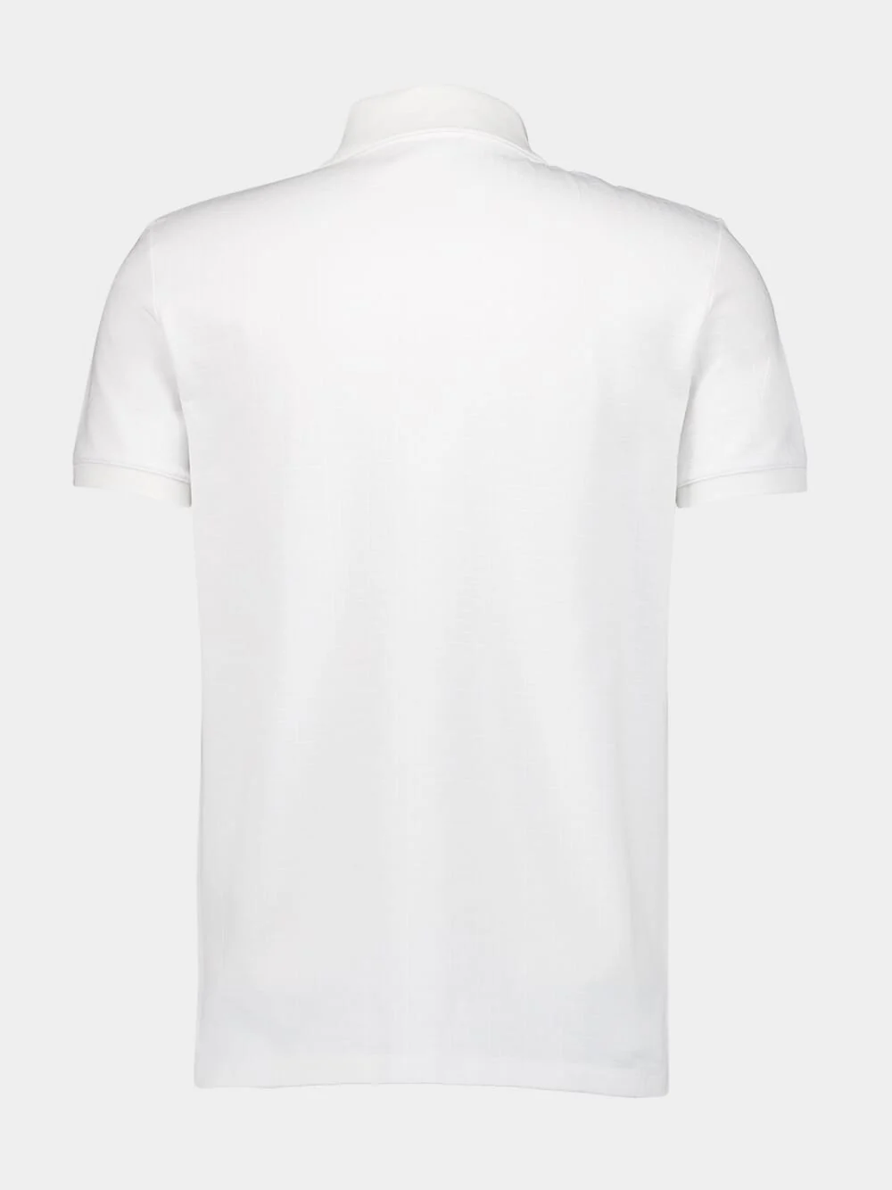 White Short-Sleeve Polo - Image 2