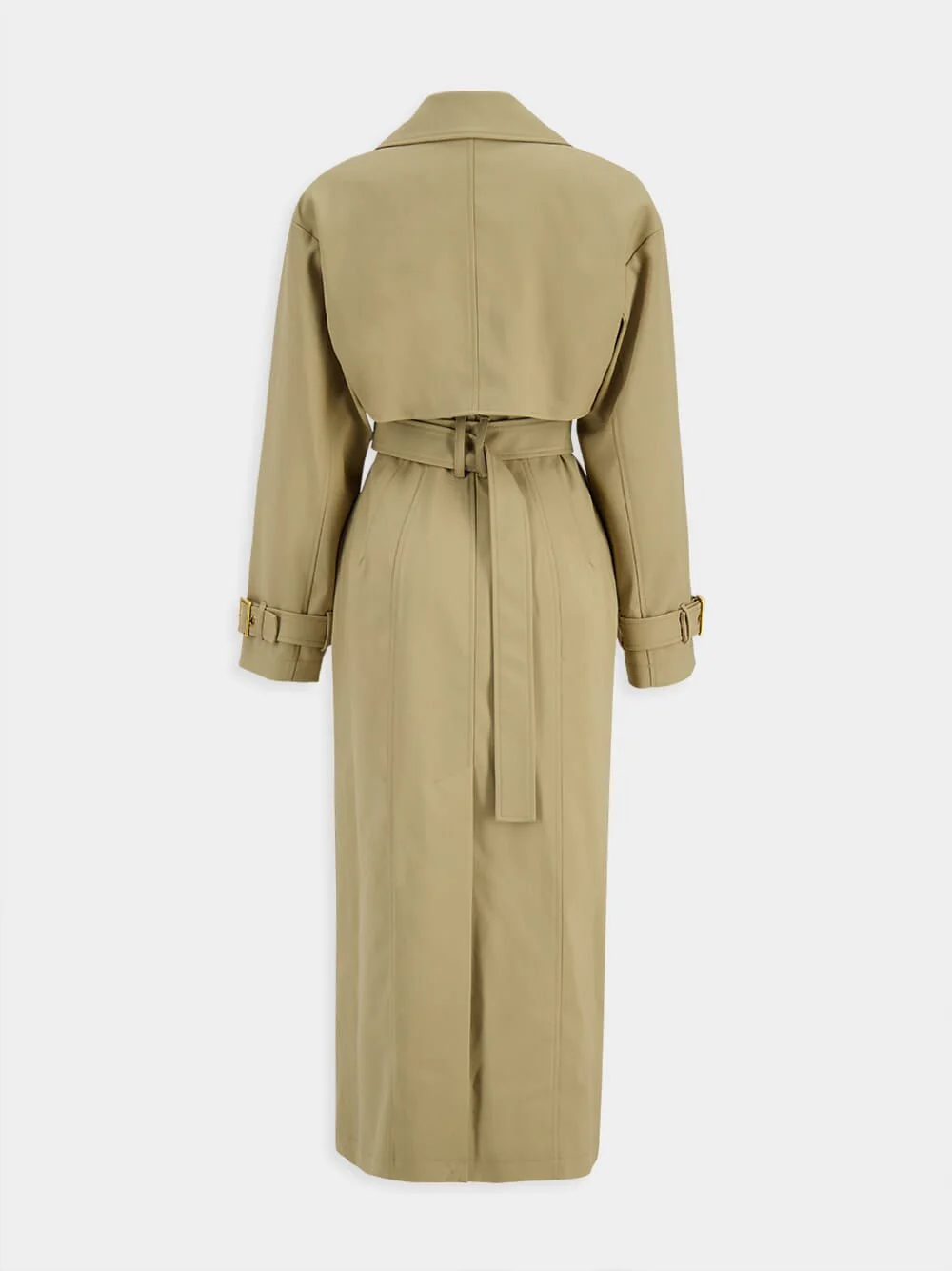 Embellished Gabardine Trench Coat - Image 3