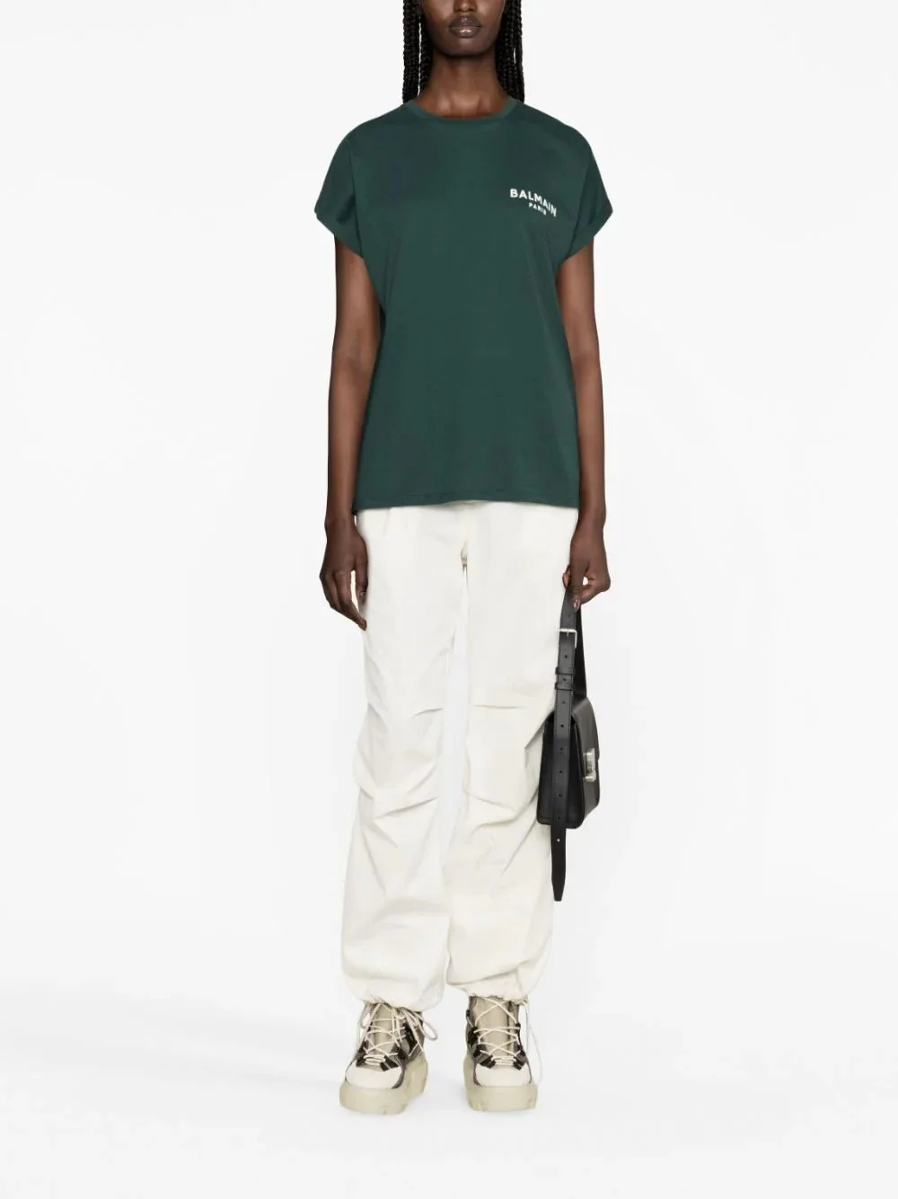 Flocked-Logo Cotton T-Shirt - Image 2