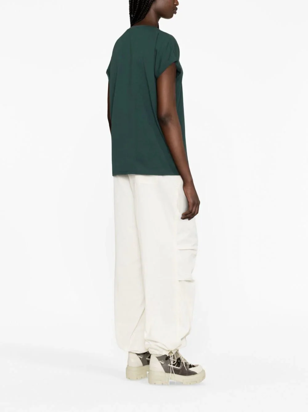 Flocked-Logo Cotton T-Shirt - Image 4