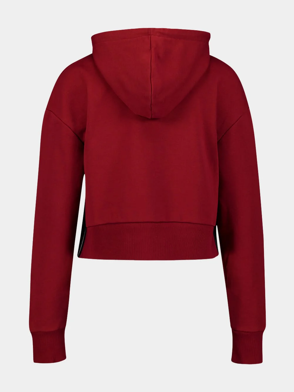 Flocked-Logo Cropped Hoodie - Image 3