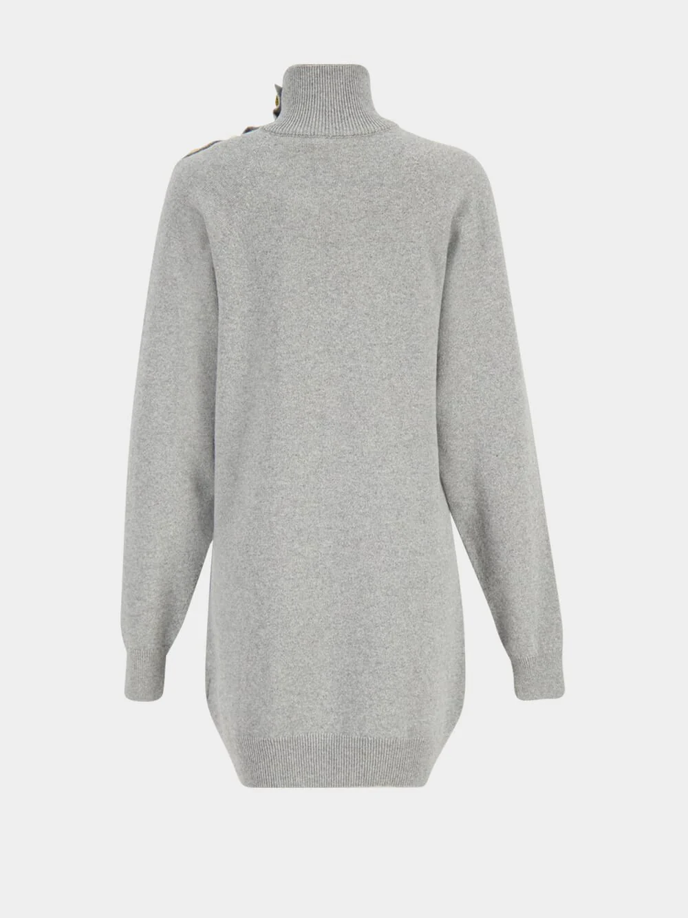 Grey Eco-Cashmere Jumper Dress - Image 4