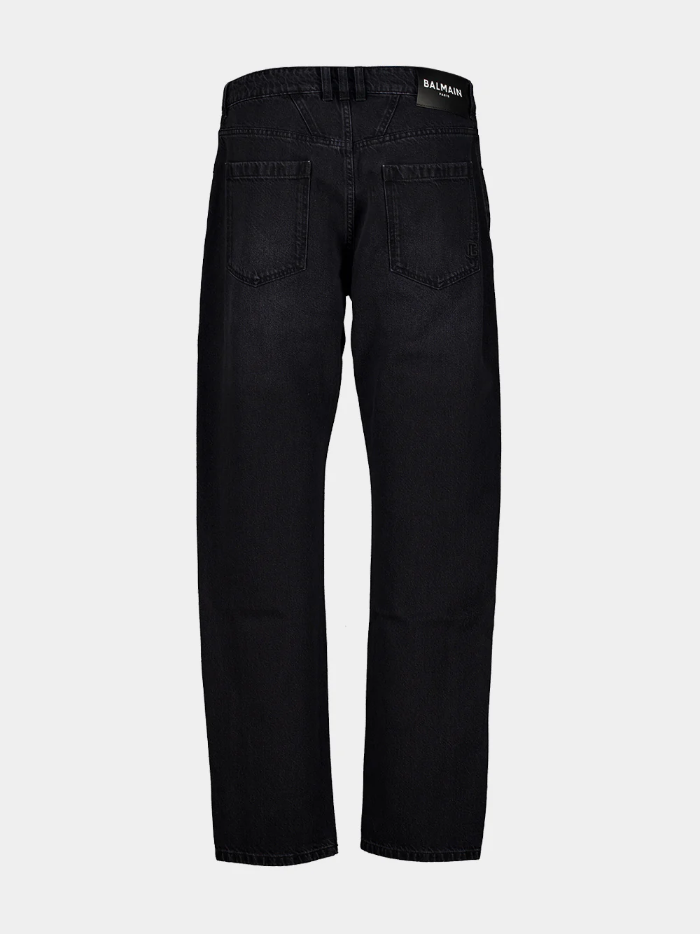 Black Regular Fit Denim Jeans - Image 2