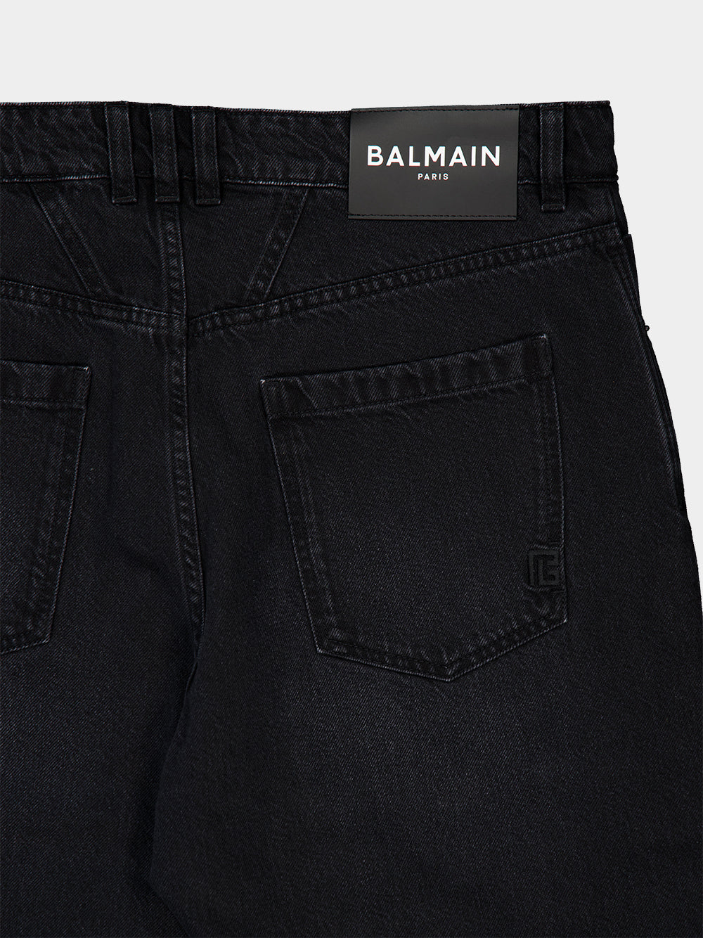 Black Regular Fit Denim Jeans - Image 4