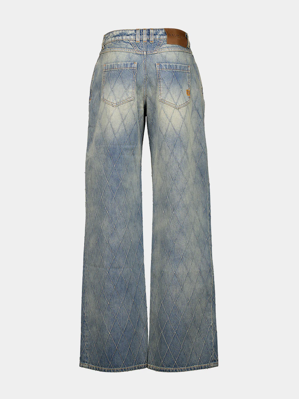 Light Blue Straight Fit Denim Jeans - Image 2