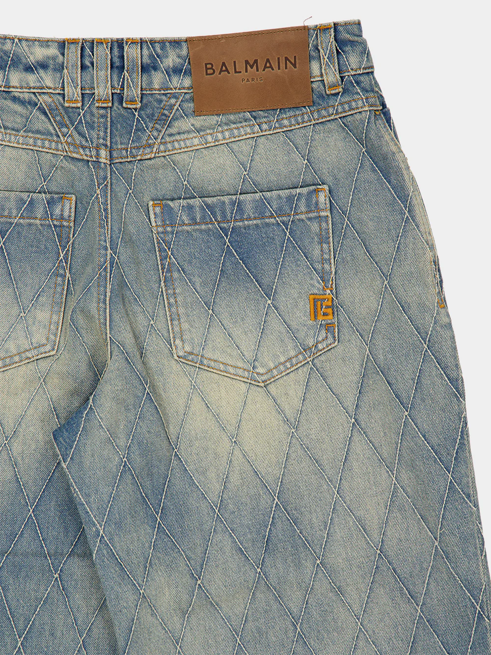 Light Blue Straight Fit Denim Jeans - Image 4