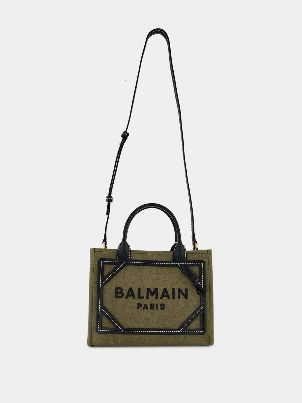 Khaki B-Army Small Tote Bag - Image 3