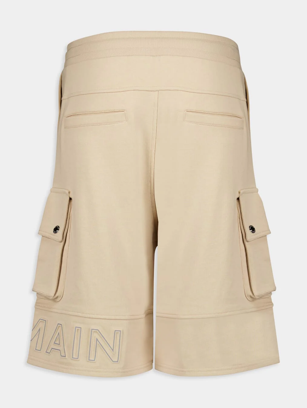 Knee-Length Logo-Print Cotton Cargo Shorts - Image 2