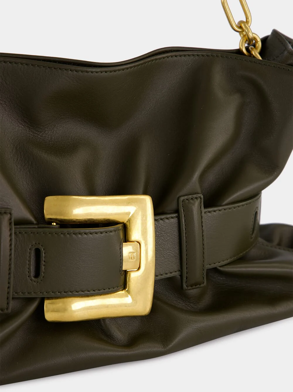 Medium Anthem Khaki Calfskin Bag - Image 6