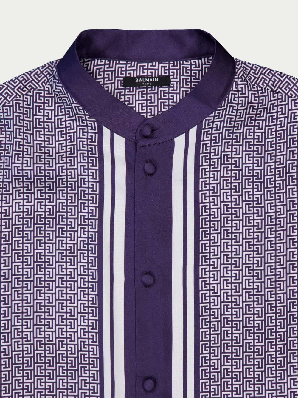 Monogrammed Scarf-Print Shirt - Image 3