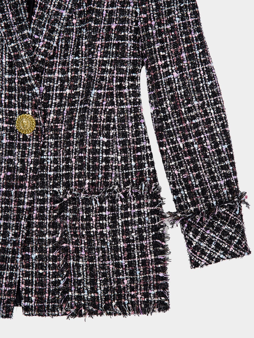 Single-Breasted Tweed Jacket - Image 4