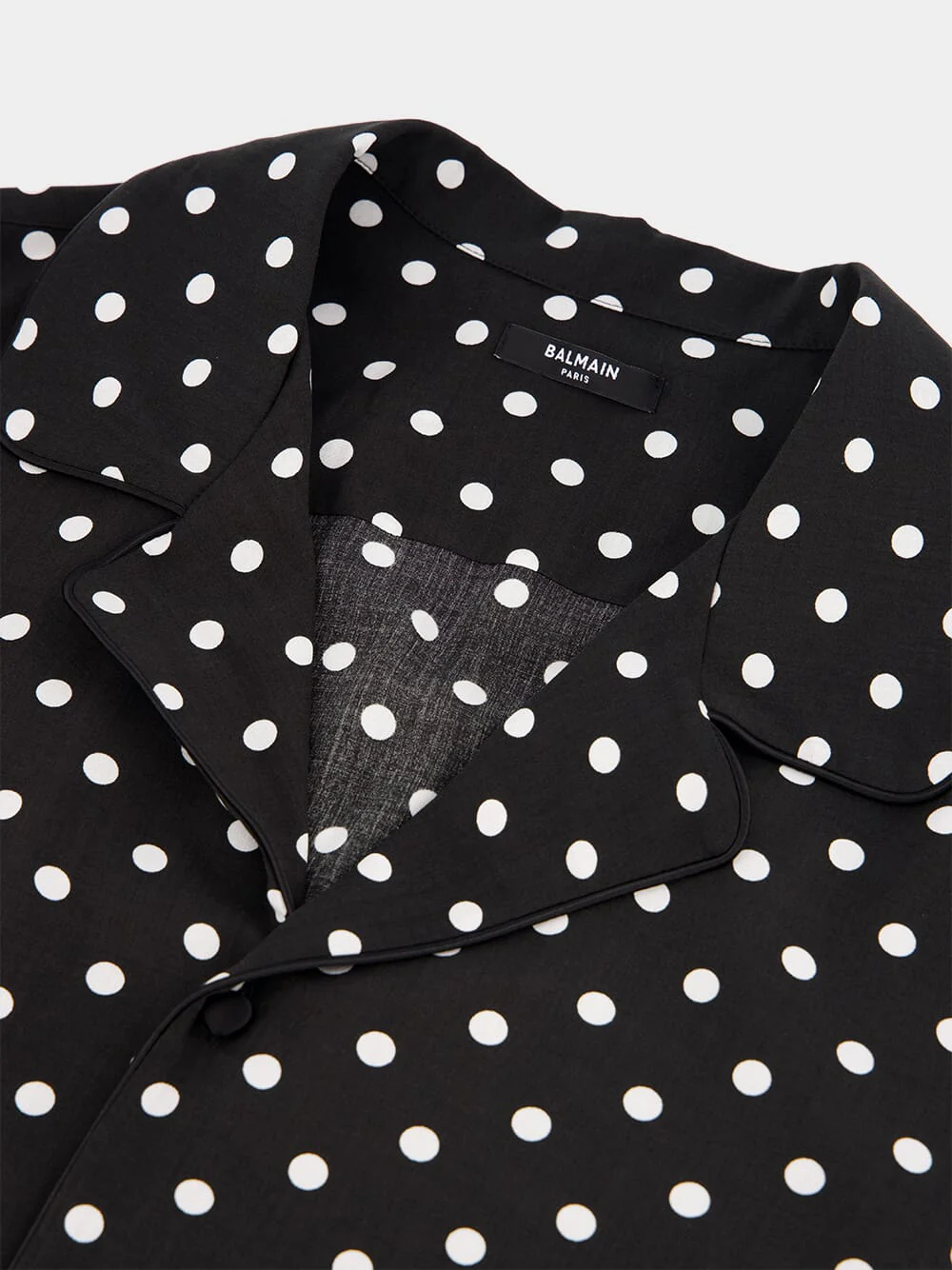 Polka Dot-Print Crepe Shirt - Image 3
