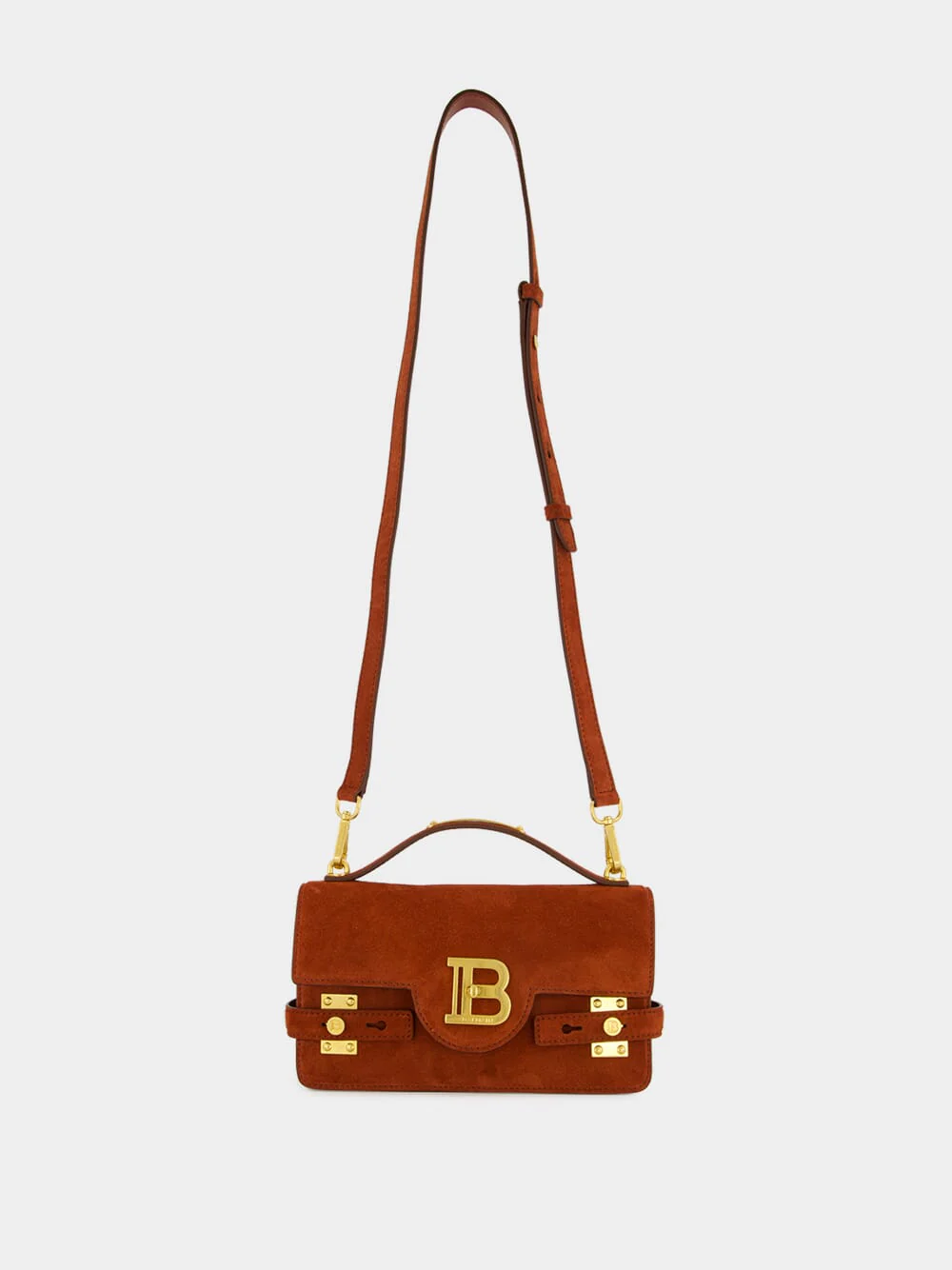 Red B-Buzz 24 Suede Shoulder Bag - Image 3