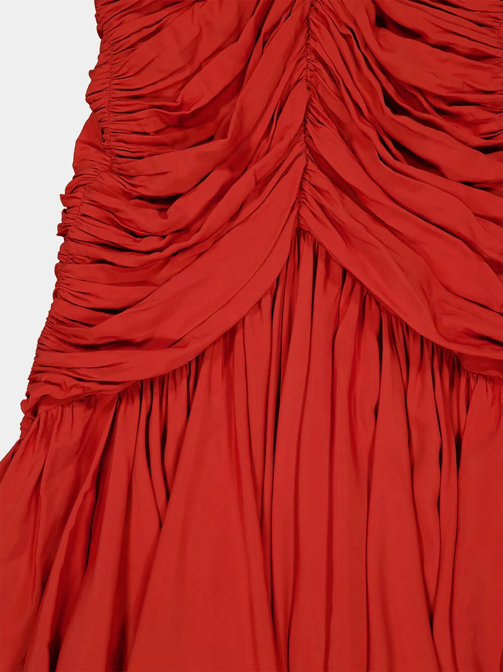 Red Shell Strap Midi Dress - Image 6