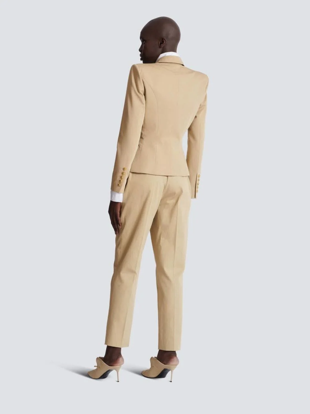 Sable 6-Button Cotton Blazer - Image 3