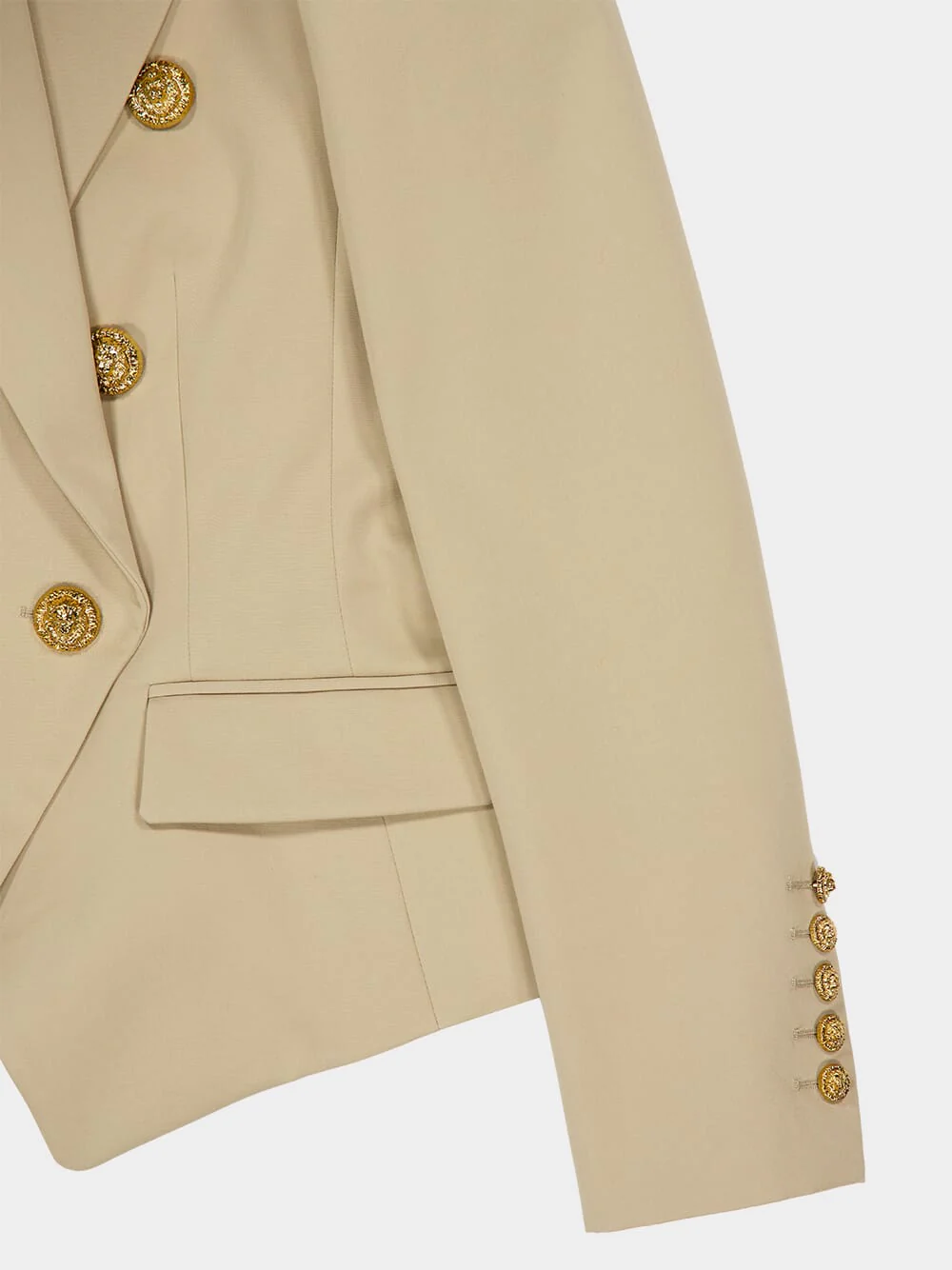 Sable 6-Button Cotton Blazer - Image 6