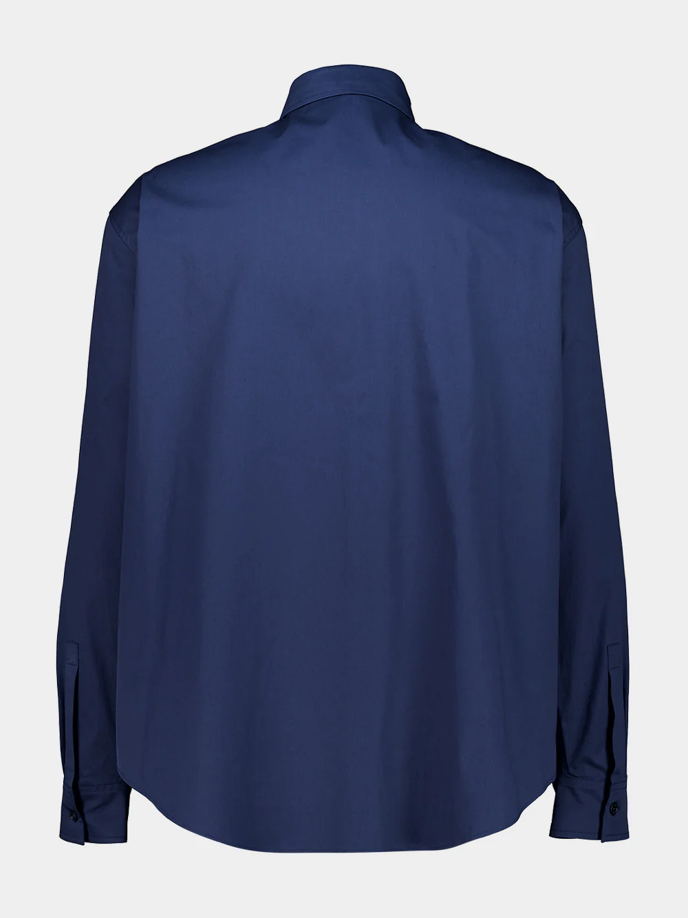 Blue Loose-Fit Cotton Shirt - Image 2