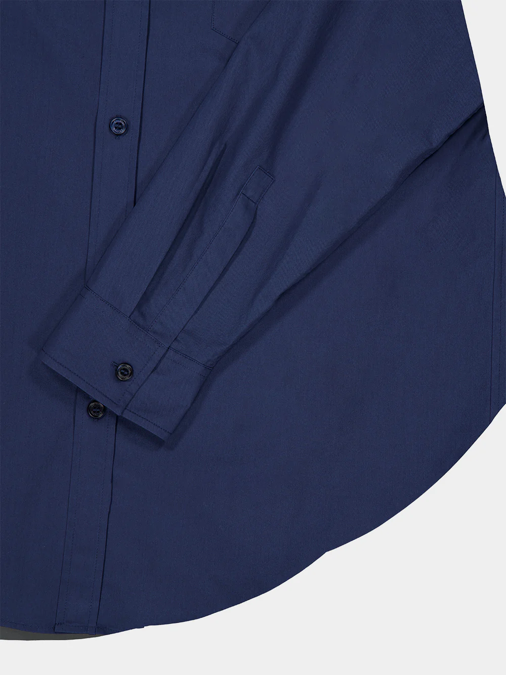 Blue Loose-Fit Cotton Shirt - Image 4