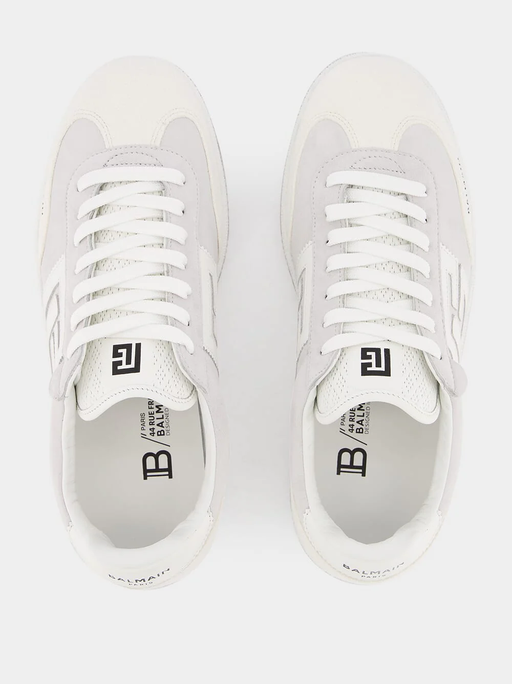 Swan Sneakers in Calfskin and Suede - Image 4