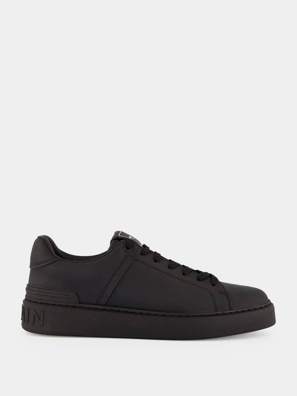 Black B-Court Calfskin Sneakers