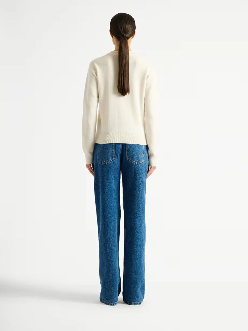White Eco-Cashmere Cardigan - Image 3