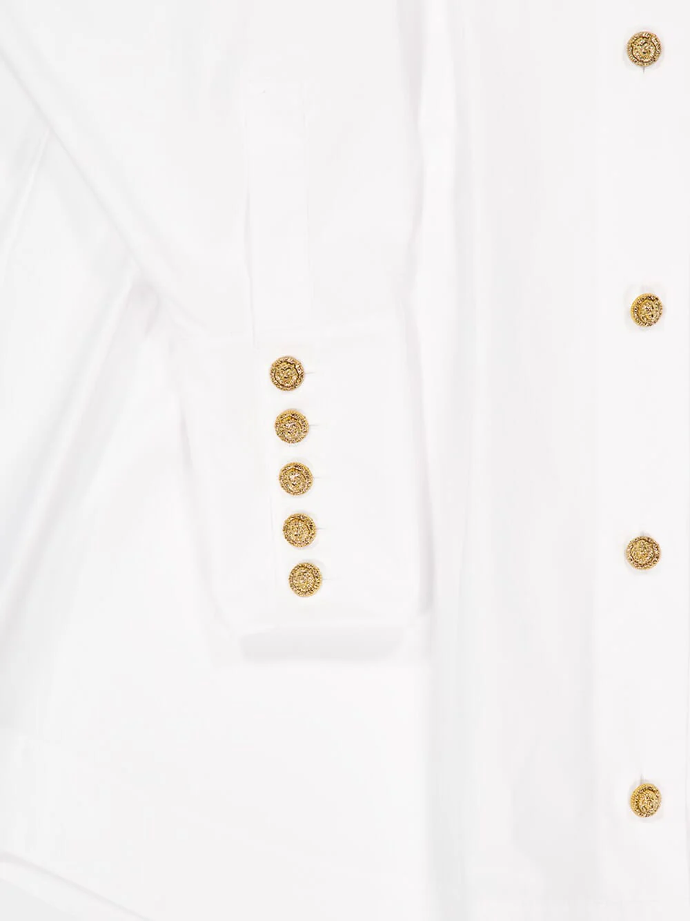 White Poplin Shirt Dress - Image 6