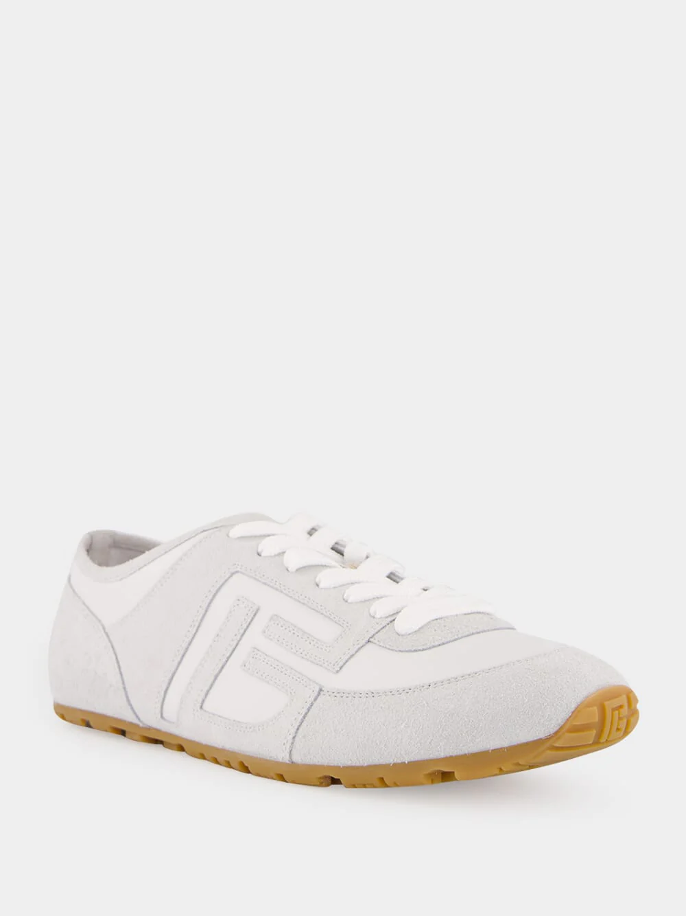White Racer 45 Leather Trainers - Image 2