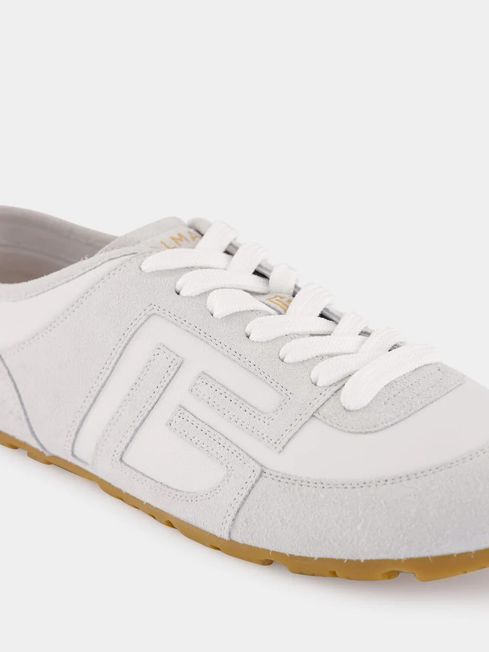 White Racer 45 Leather Trainers - Image 6