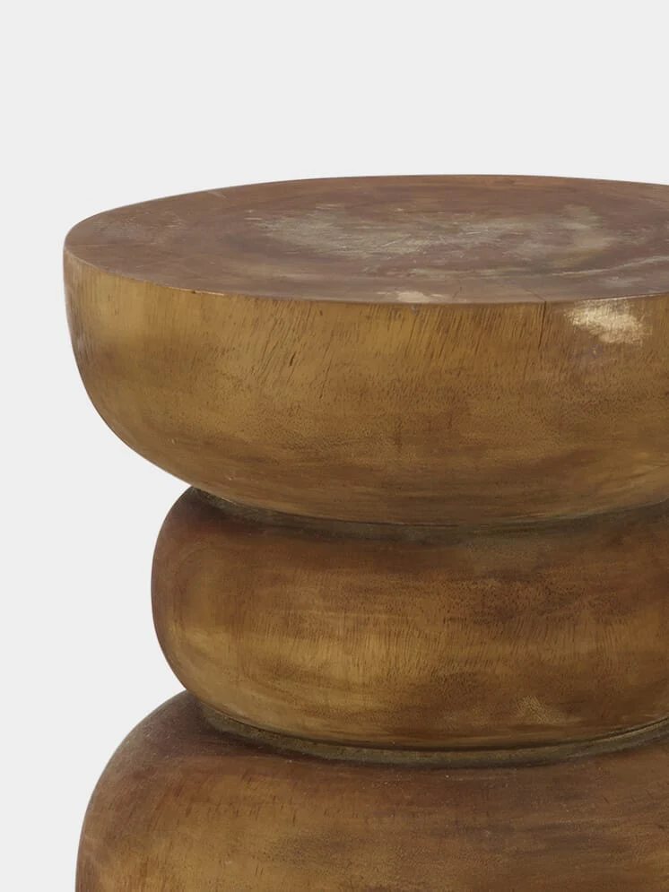 The Corfu Wood Stool - Image 3