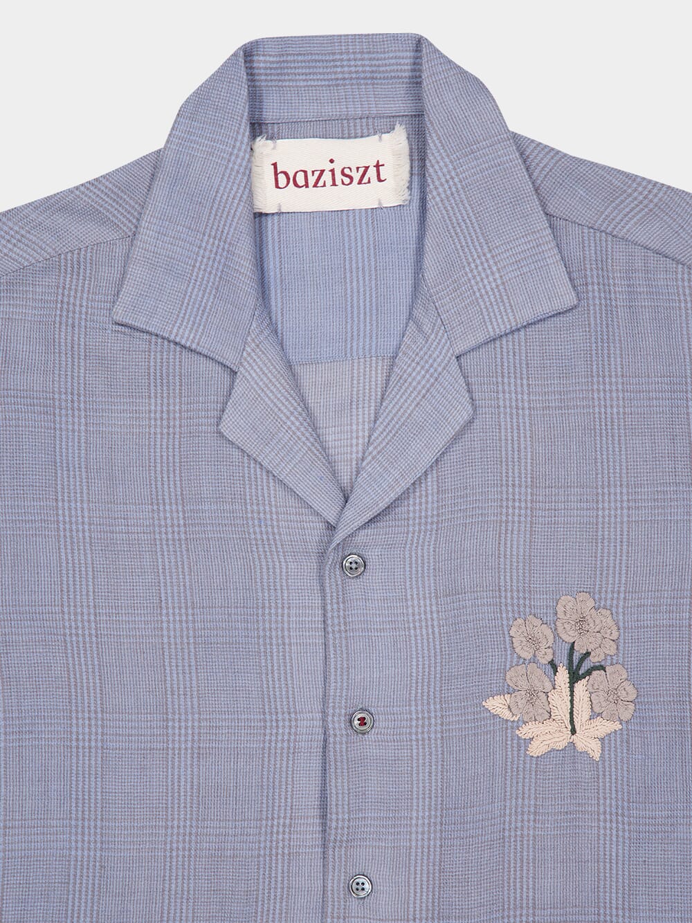 Blue Cashmere Merino Shirt - Image 3