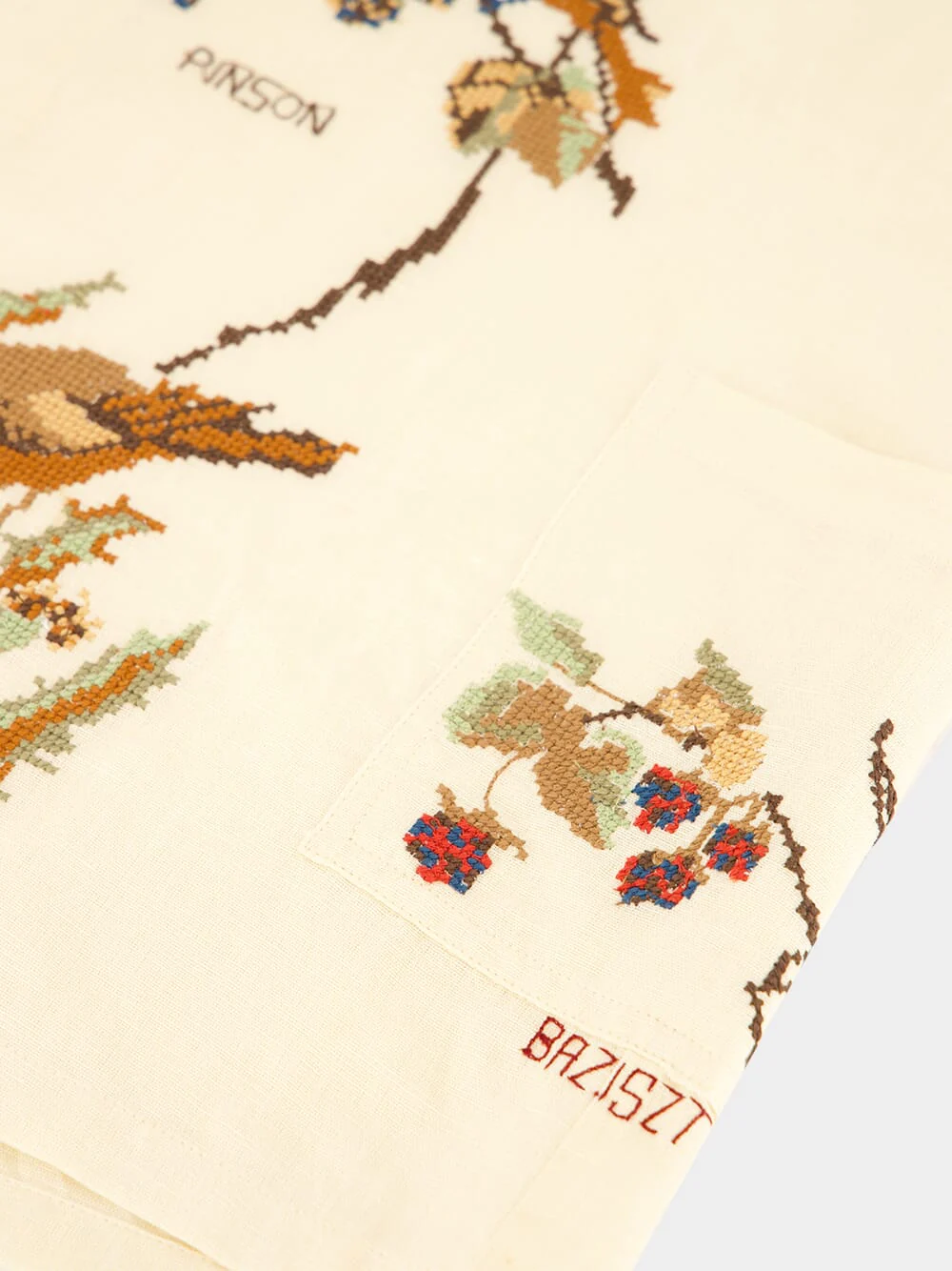 Avian Embroidered Button-Up Shirt - Image 5