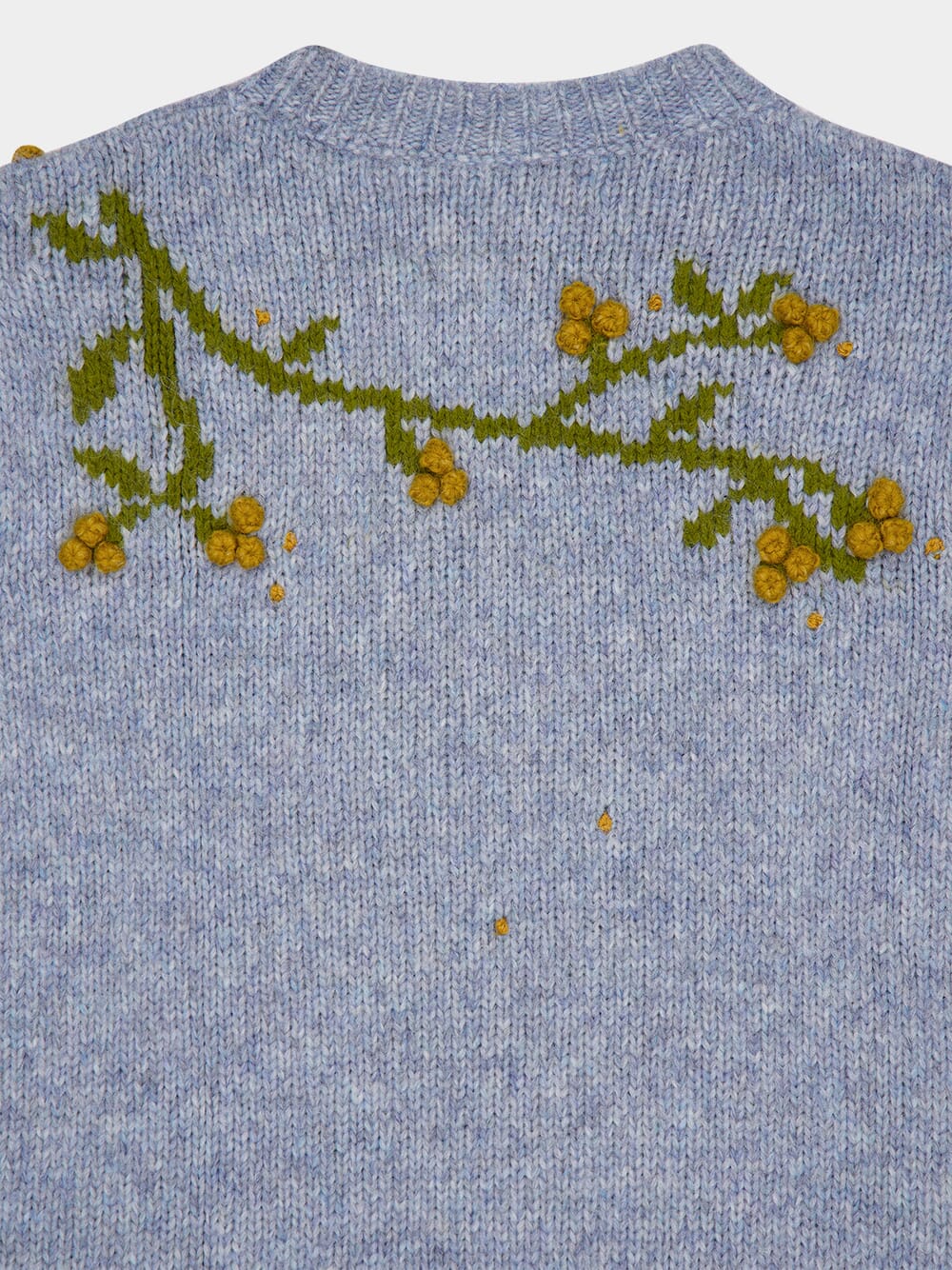 Baby Blue Alpaca Puff Pullover - Image 4