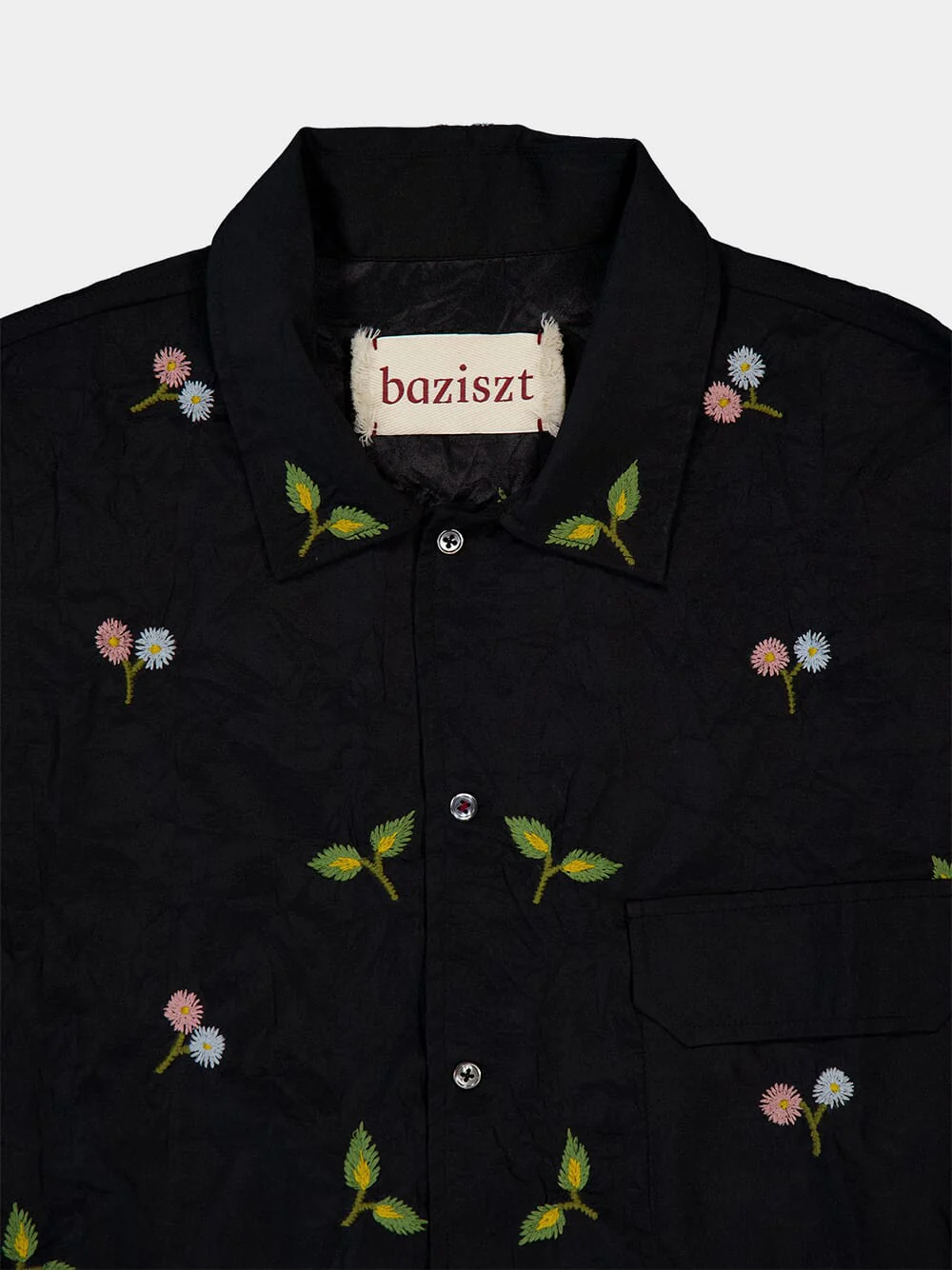 Black Thistle Embroidered Shirt - Image 3