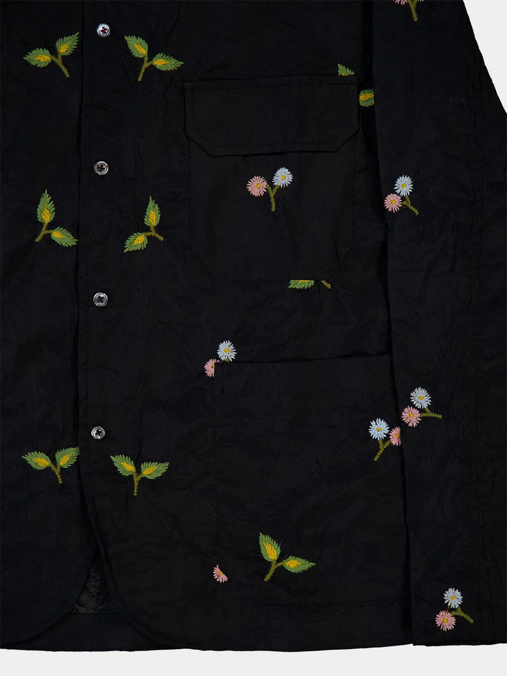 Black Thistle Embroidered Shirt - Image 4