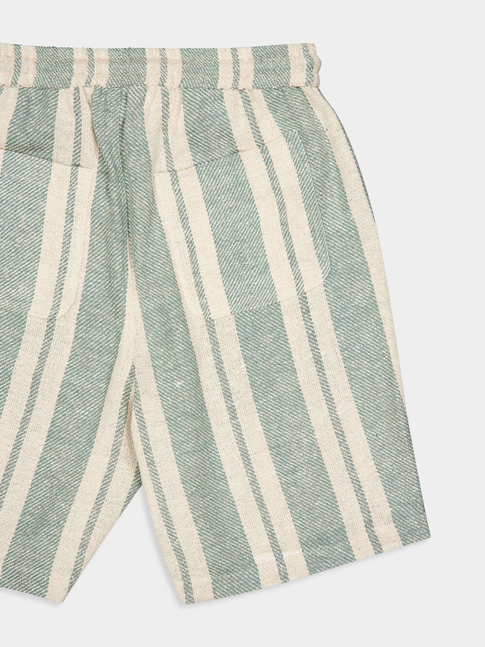 Kurt Silk Stripe Shorts - Image 4