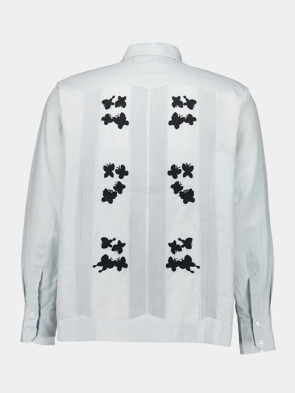 Light Blue Secret Embroidered Shirt - Image 3