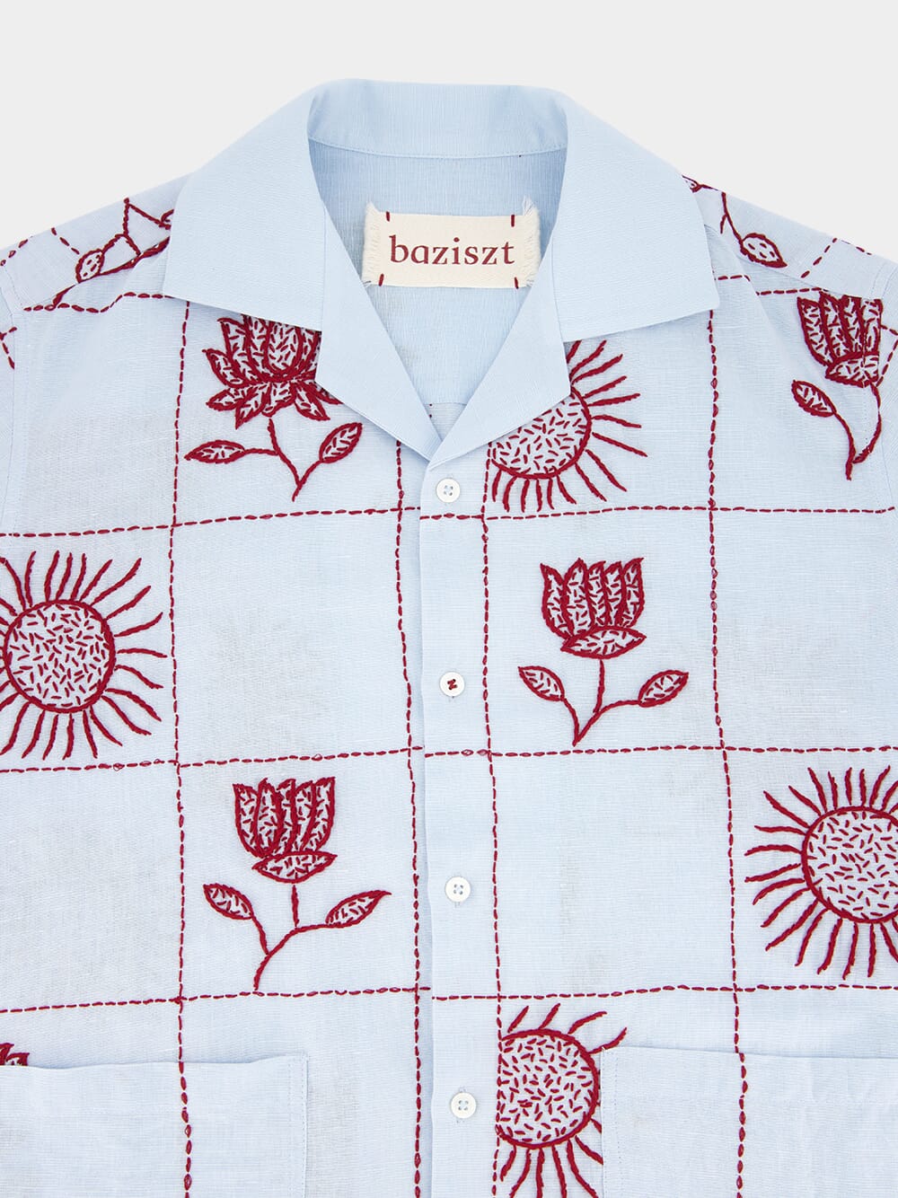 Sky-Blue Glazing Shirt - Image 3