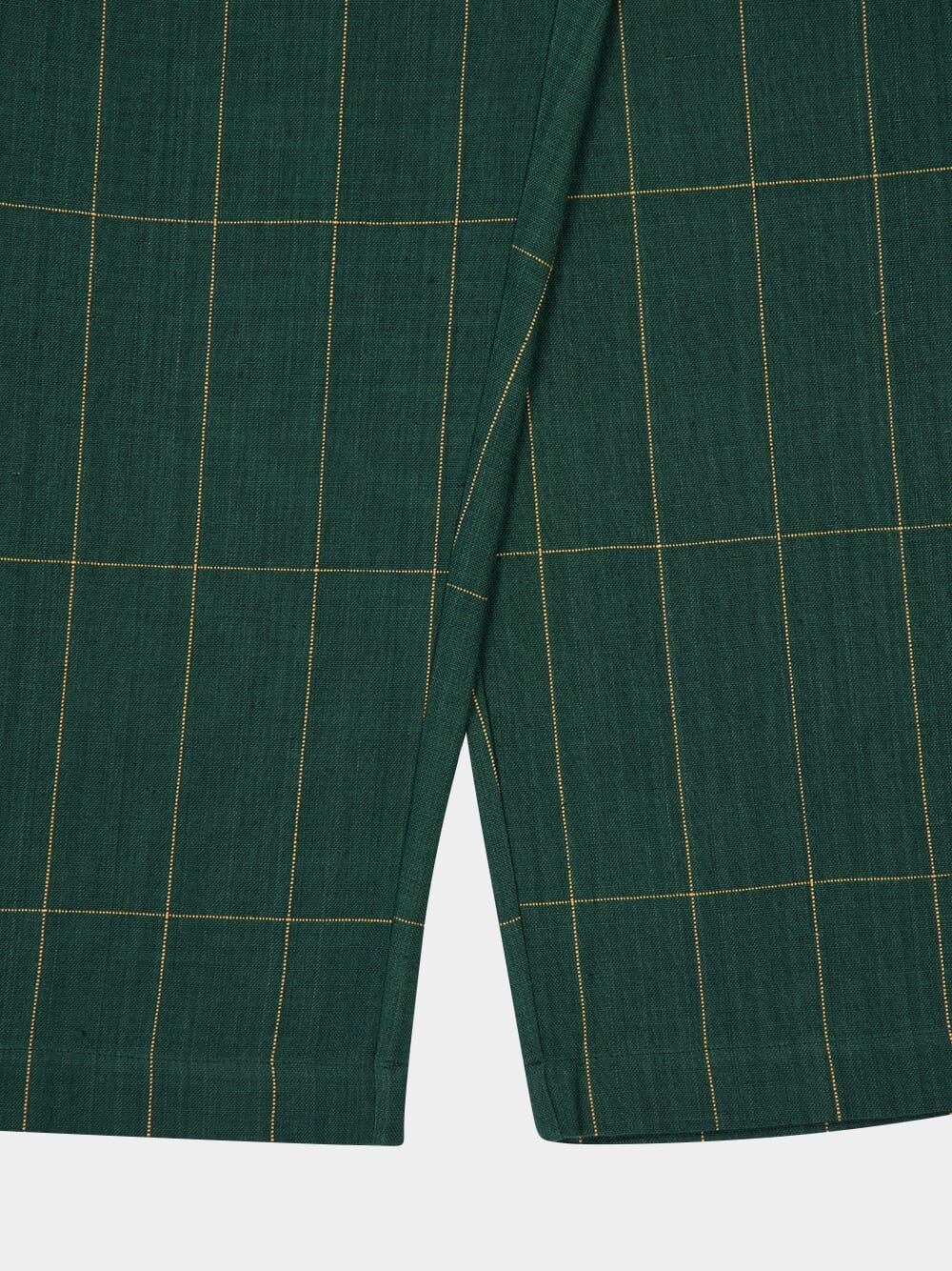 Emerald Green Anthem Hand-Woven Cotton Pants - Image 4