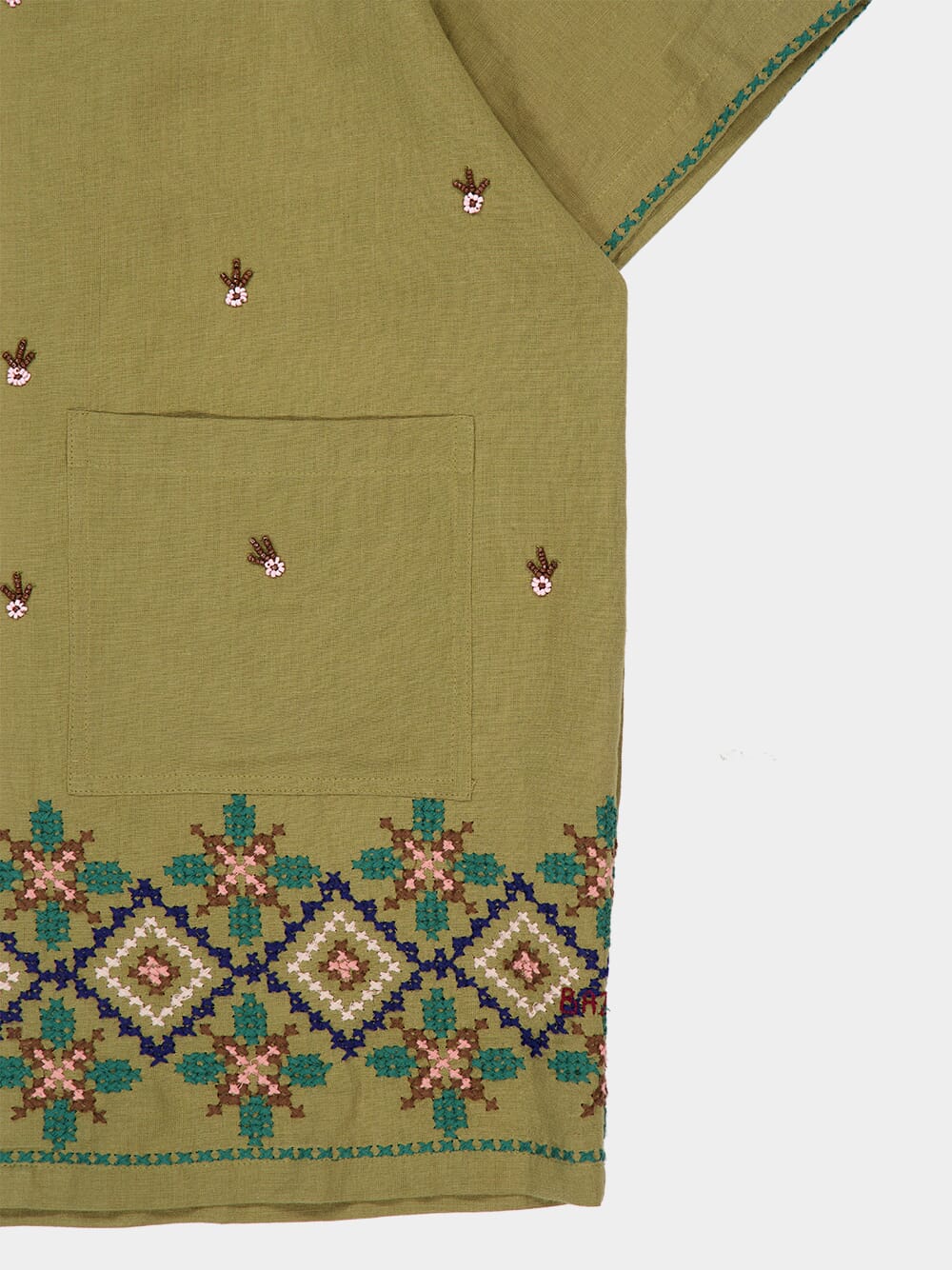 Khaki Pistachio Shirt - Image 7