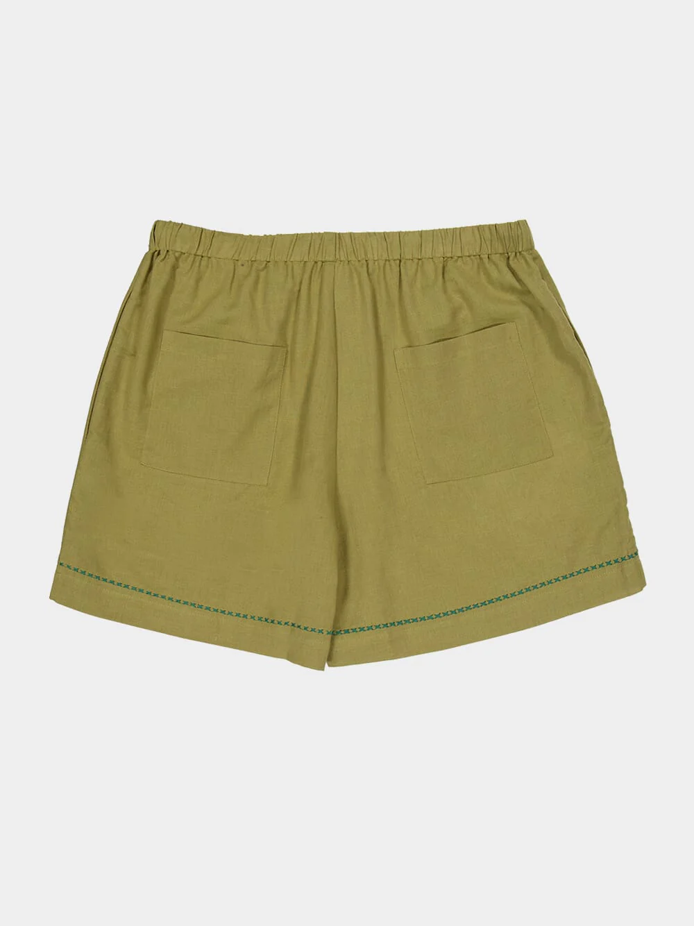 Khaki Pistachio Shorts - Image 6